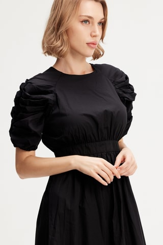 Vestido midi - Negro