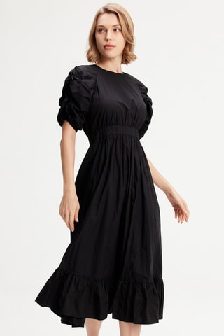 Vestido midi - Negro