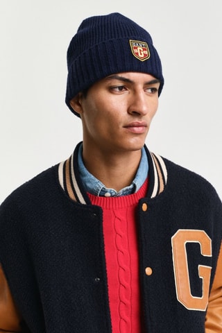 Bonnet en laine - Bleu marine