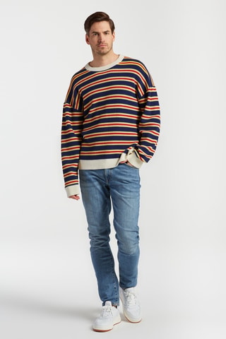 Pull relaxed - Bleu foncé