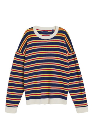 Pull relaxed - Bleu foncé