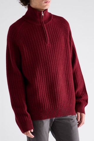 Pull en laine - Bordeaux