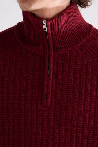 Pull en laine - Bordeaux