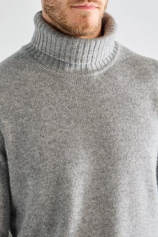 Pull en cachemire - Gris chiné
