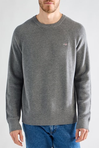 Pull en mérinos - Gris