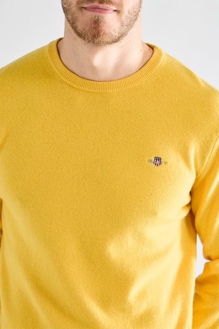 Pull en laine d'agneau - Jaune