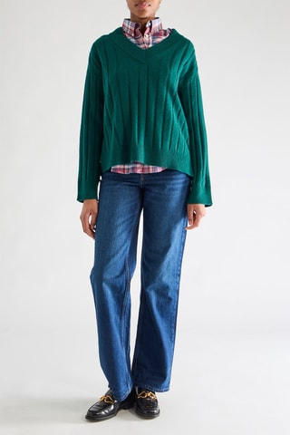Pull en laine d'agneau - Vert