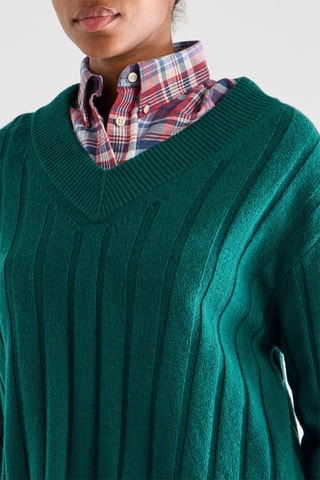 Pull en laine d'agneau - Vert