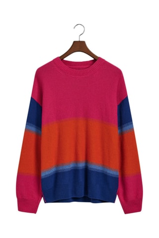 Pull oversize en laine - Rose
