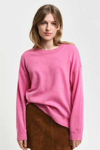 Pull en laine d’agneau - Rose poudré