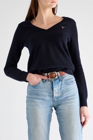 Pull en laine - Bleu marine