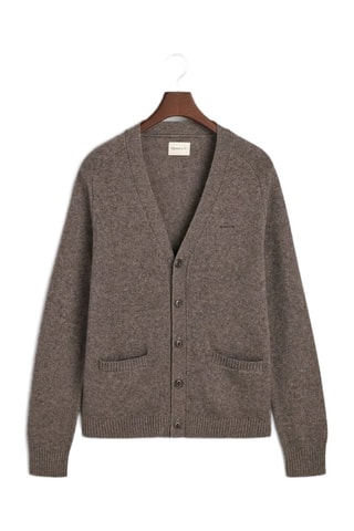Gilet en laine - Marron chiné