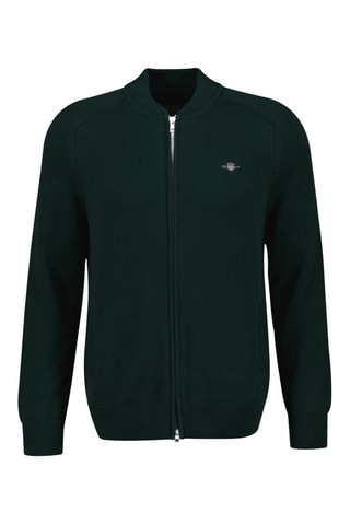 Gilet regular en mérinos - Vert foncé