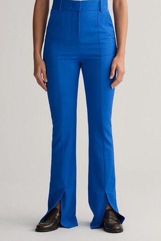 Pantalon taille haute - Bleu roi