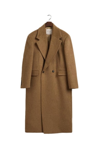 Manteau oversize en laine - Marron clair