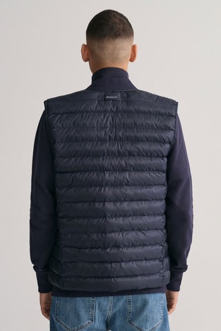 Doudoune regular sans manches - Bleu marine