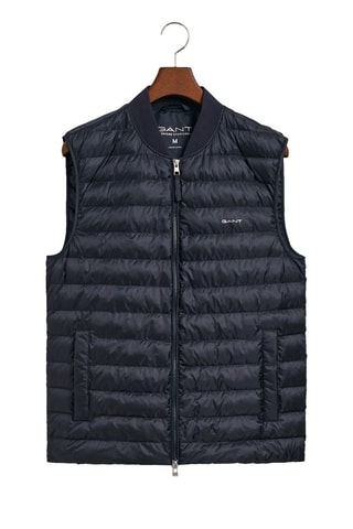 Doudoune regular sans manches - Bleu marine