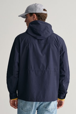 Parka regular à capuche - Bleu marine