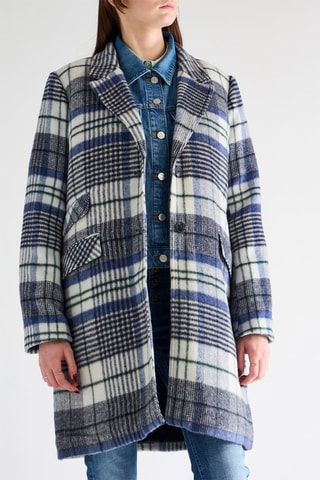 Manteau en laine - Bleu