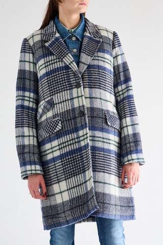 Manteau en laine - Bleu