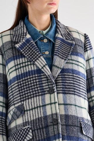 Manteau en laine - Bleu