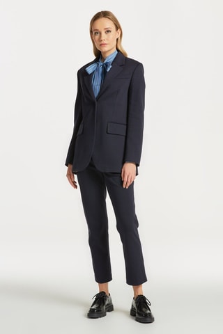 Veste regular - Bleu marine