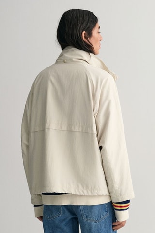 Veste relaxed à capuche - Beige