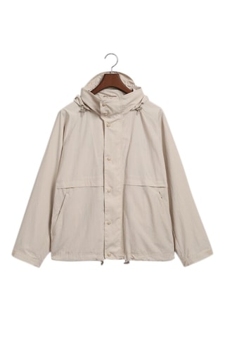 Veste relaxed à capuche - Beige