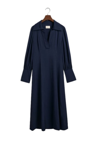 Robe midi slim - Bleu marine