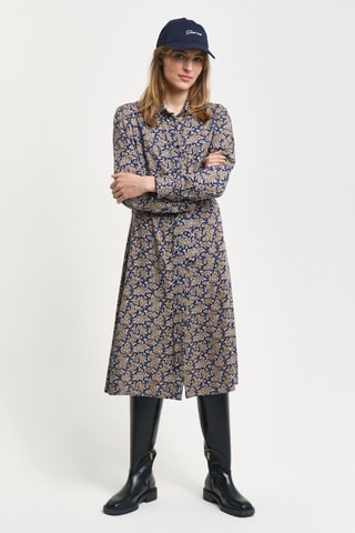 Robe chemise - Bleu marine
