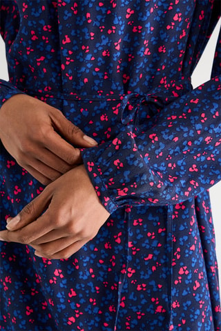 Robe midi - Bleu