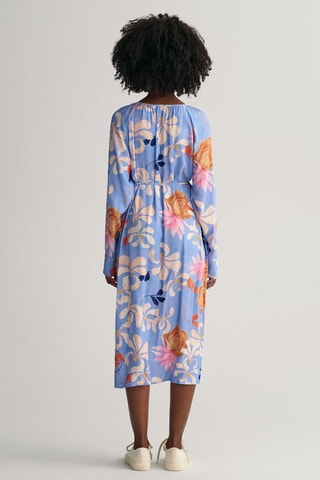 Robe midi relaxed - Bleu