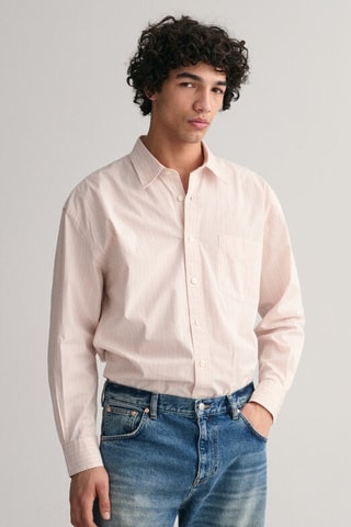 Chemise relaxed - Rose pâle