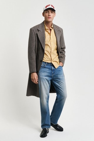 Chemise relaxed - Jaune et bleu