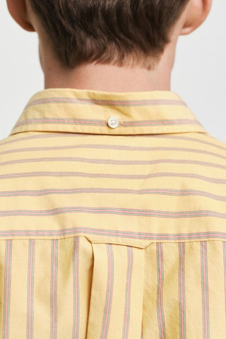 Chemise relaxed - Jaune et bleu