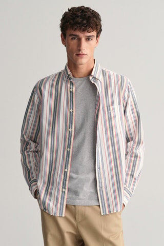 Chemise regular en coton biologique - Blanc