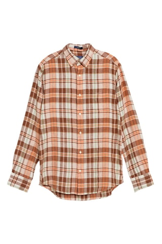 Chemise en lin - Orange