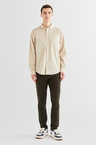 Chemise relaxed - Beige