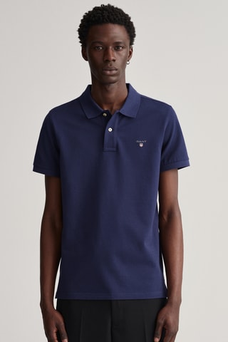 Polo regular - Bleu marine