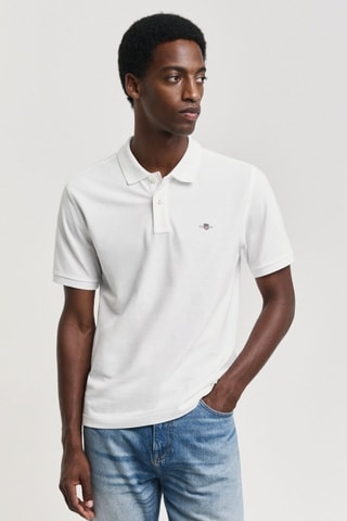 Polo regular - Blanc