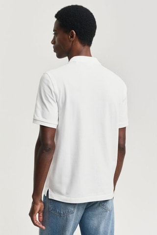 Polo regular - Blanc