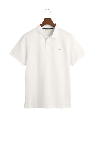 Polo regular - Blanc