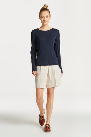 T-shirt slim - Bleu marine