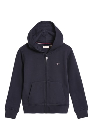 Sweat regular à capuche - Bleu marine
