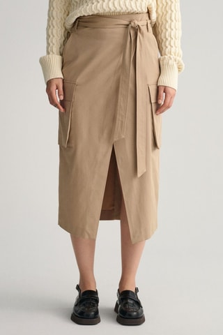 Jupe midi - Beige