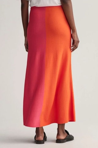 Jupe midi taille haute - Rose