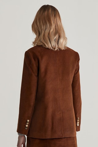 Blazer en velours - Marron