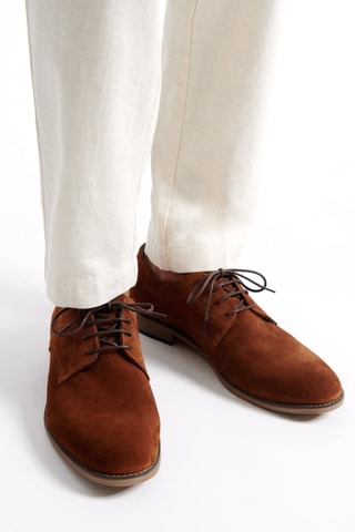 Derbies de nobuck - Castanho