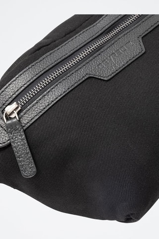 Bolsa de cintura de couro - Preto