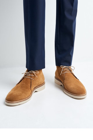 Boots em nobuck - Castanho